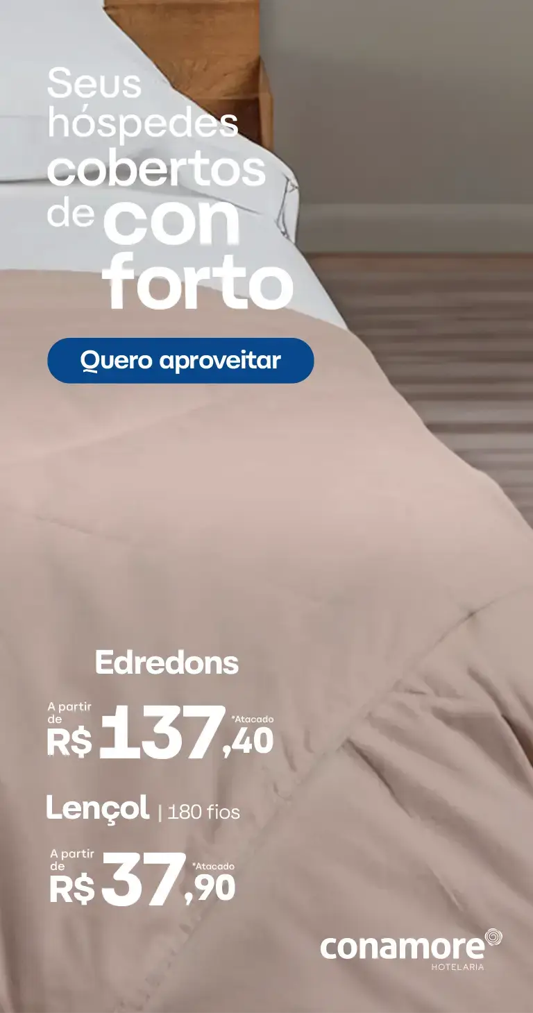 Seus Hóspedes Cobertos de Conforto - Edredom